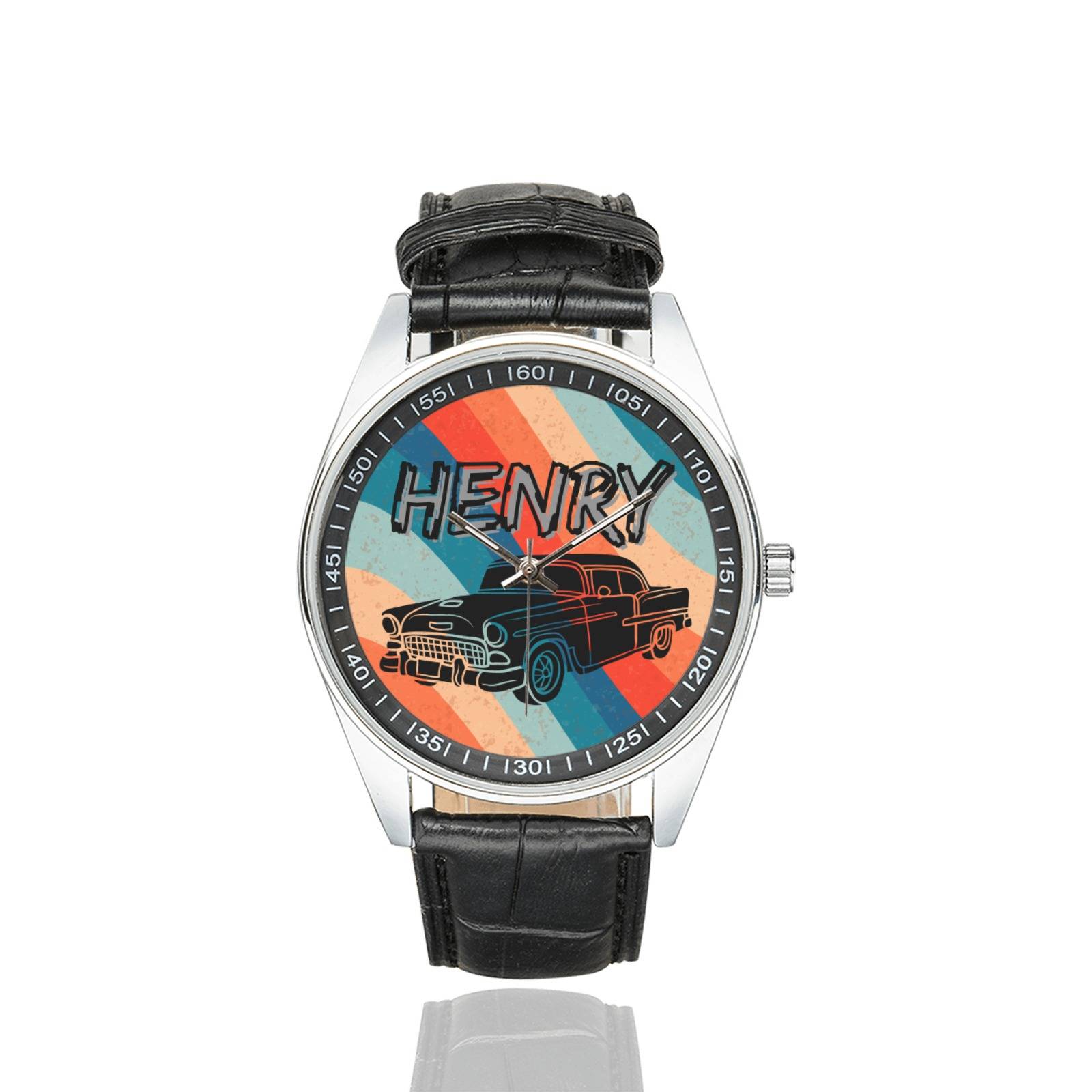 Personalized BK15 Casual  Leather Strap Watch