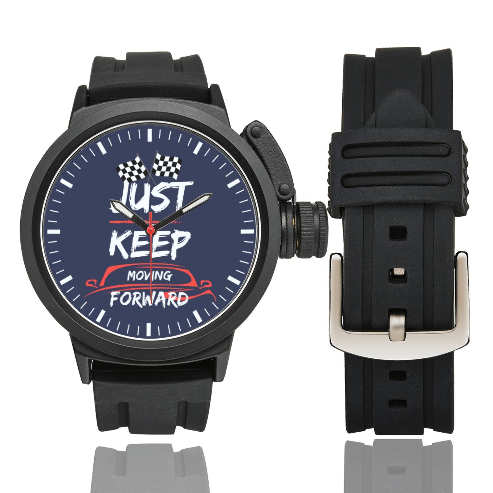 Just Keep Moving Forward Sport Watch