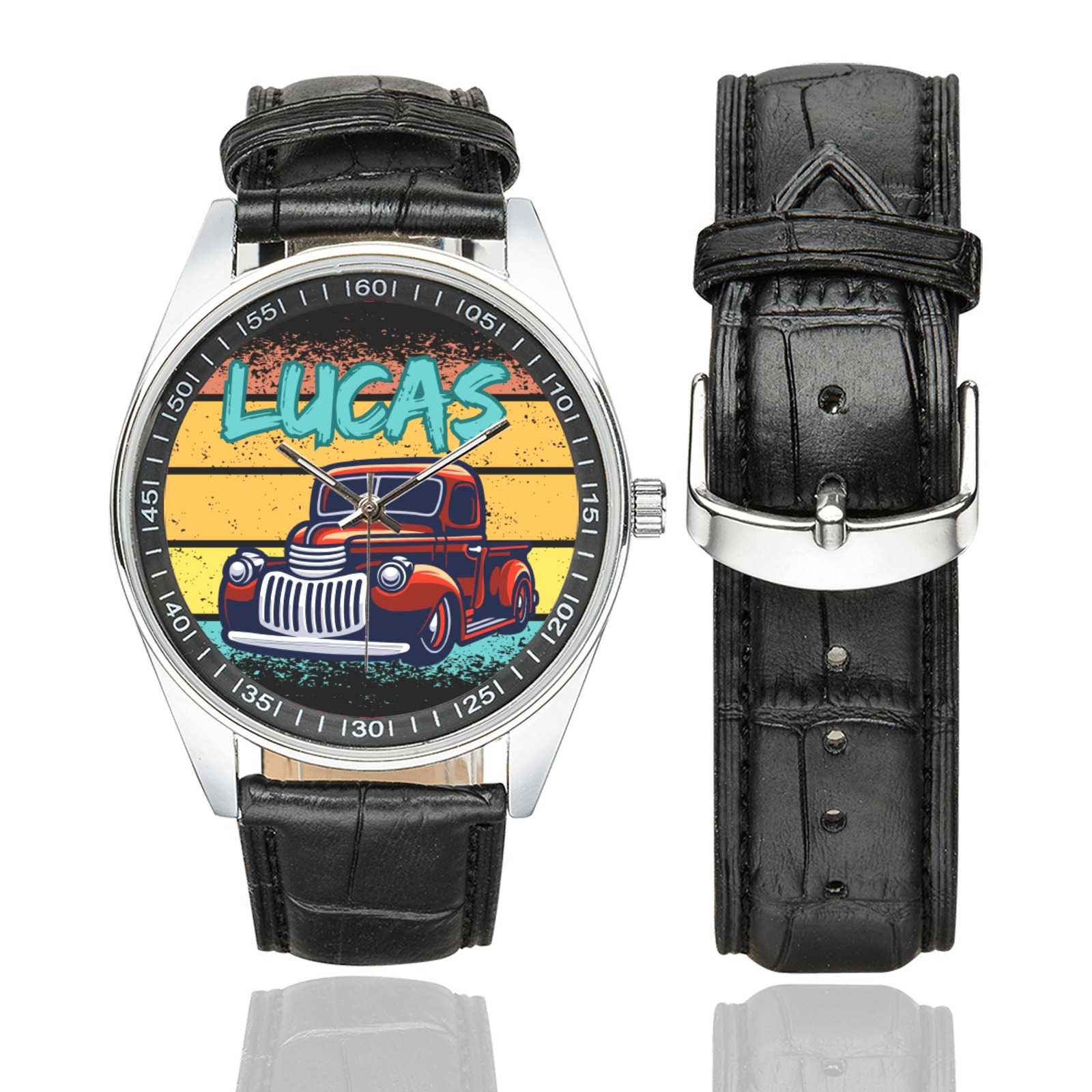 Personalized BK31 Casual  Leather Strap Watch