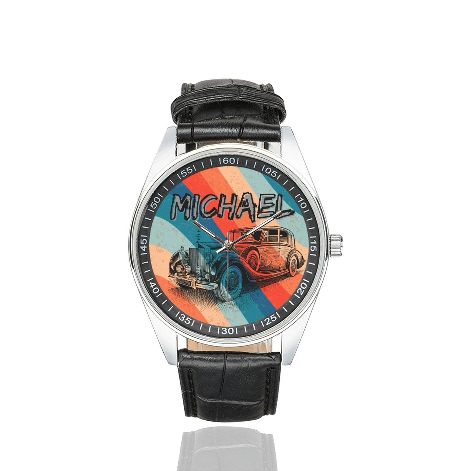 Personalized BK11 Casual  Leather Strap Watch