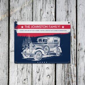 Personalized Metal Tin Sign – Model MT-32