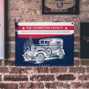 Personalized Metal Tin Sign – Model MT-32