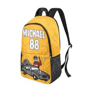 Racing Casual Backpack | Orange