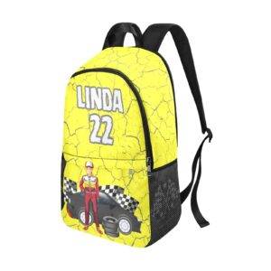 Racing Casual Backpack | Yellow V1
