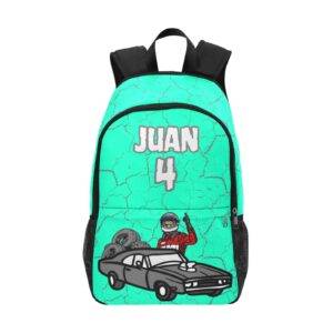 Racing Casual Backpack | Cyan