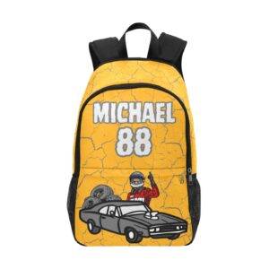 Racing Casual Backpack | Orange