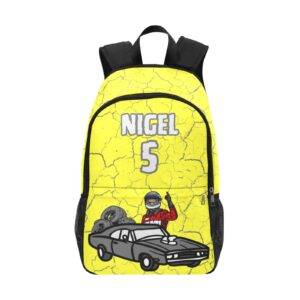 Racing Casual Backpack | Yellow